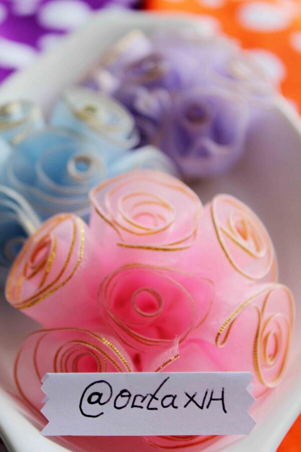 octanhh_'s tweet image. @LancomeID Show your beauty like flowers in spring. My handmade organdy ribbon craft for #SpringinLove