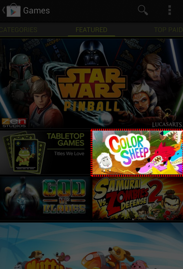 TrinketStudios's tweet image. In other PAX-lag news #ColorSheep is now on the @GooglePlay FEATURED games page! Check us out! bit.ly/YoSjPa