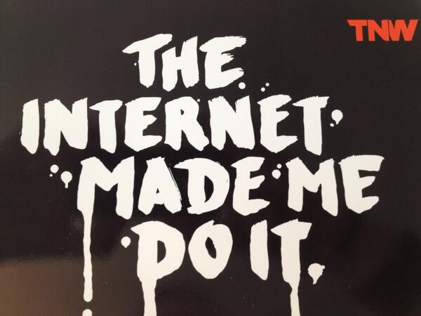 bramk's tweet image. About that last tweet.. #theinternetmademedoit