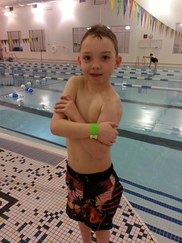 So proud of William who passed his swim test tonight.   Amazing accomplishment for someone born with #brachialplexus