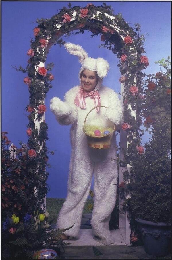 OzzyOsbourne's tweet image. Happy Easter Weekend!