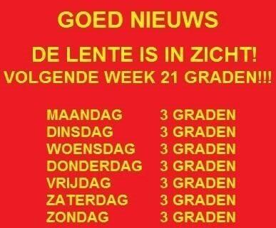 Eindelijk, de lente is in zicht! #ijsweer