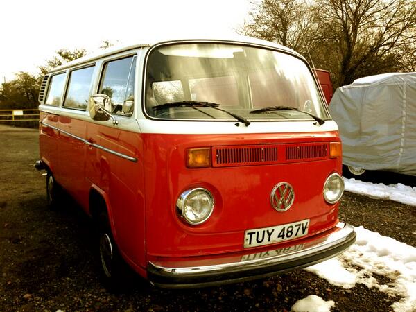 Late microbus in for part resto.