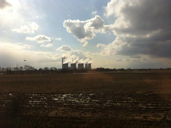 Power station in Northern England pumping out some serious pollution. Just as well its bloody freezing up here.