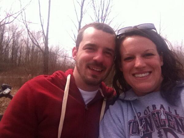 adrianeabaker's tweet photo. First day on the trails this year! So nice out : ) @jacobmbaker215 http://t.co/esN6QCw5dO