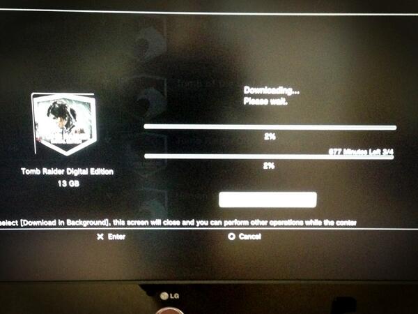 Spilledsword1's tweet image. Tomb raider downloading now such a cheap price how can I not!!
Long wait though ugh!
#slowdownload