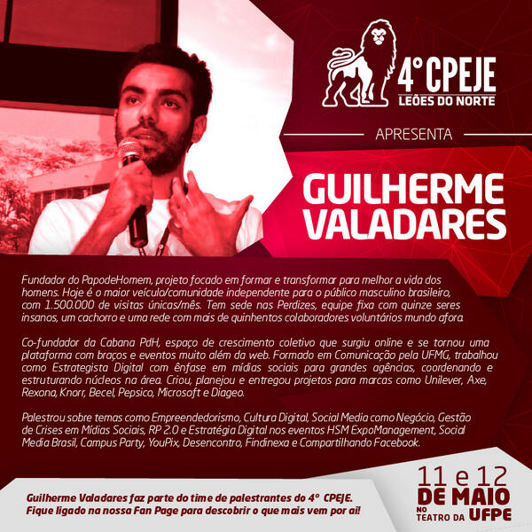 CPEJE's tweet photo. Fiquem ligados ainda hoje lançamento oficial da 4º edição do CPEJE, quer saber quem já confirmou presença? http://t.co/3zaIIIpx2B