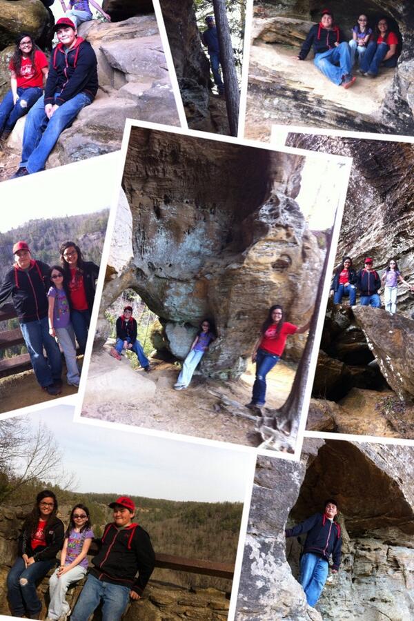 04_megan's tweet image. Red River Gorge #Easterweeked #FamilyQT #hiking #🍕Miguel's #📷memories  coll.ag/_2kQq5r8 via @PicCollage