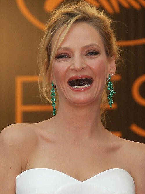 AWoTeeth's tweet photo. #umathurman #awoteeth #actresseswithoutteeth http://t.co/0NoTGvHhhU