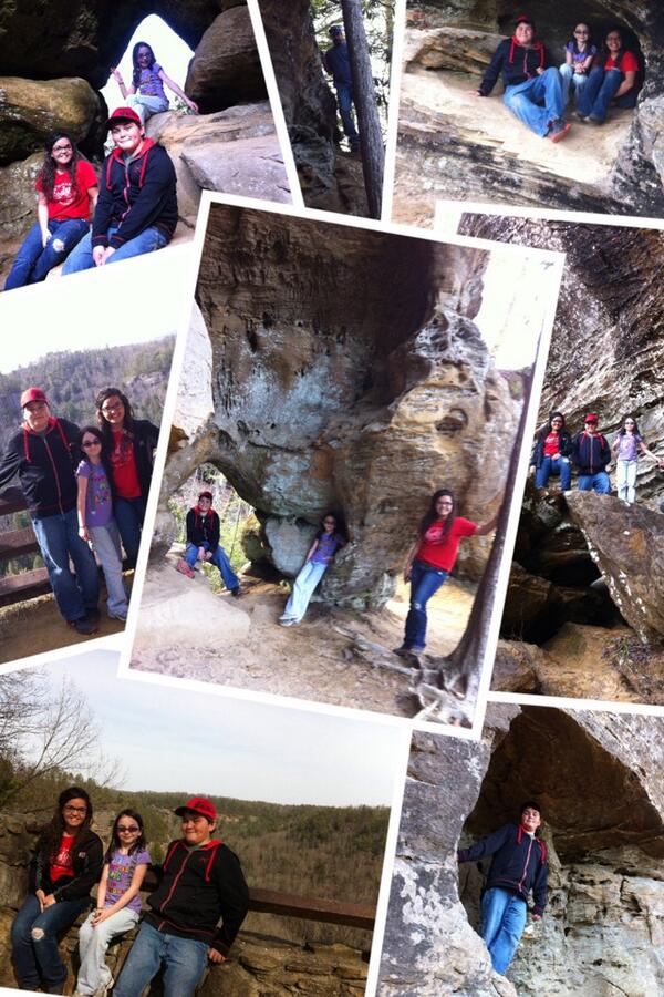 04_megan's tweet image. Red River Gorge #Easterweeked #FamilyQT #hiking #🍕Miguel's #📷memories  coll.ag/_OzgCP5g via @PicCollage