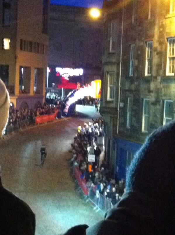 @tkmslattery #redbullhillchasers Edinburgh 170m all out hill climb need a bike. Massive pain for 20sec climb lactic