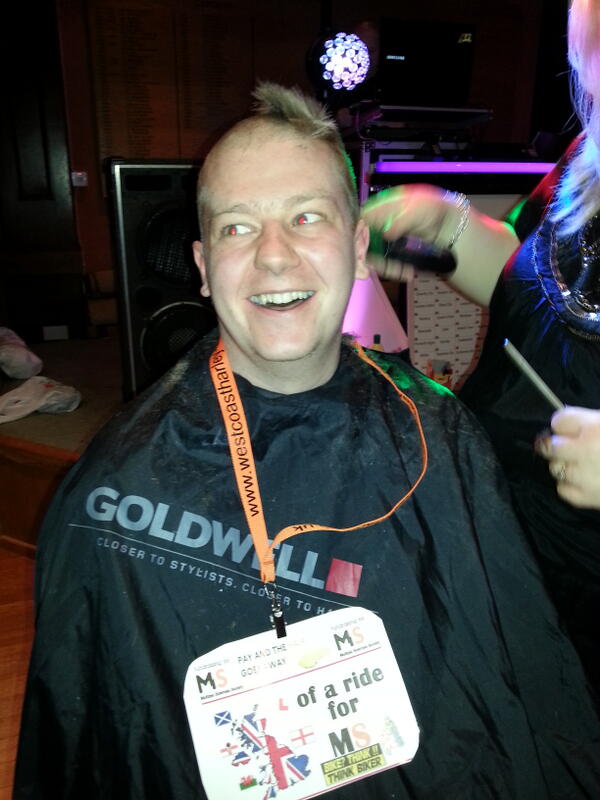 LofarideforMS's tweet image. All for a good cause!  Well done Alistair haha :-) @mssocietyscot @WestCoastHD