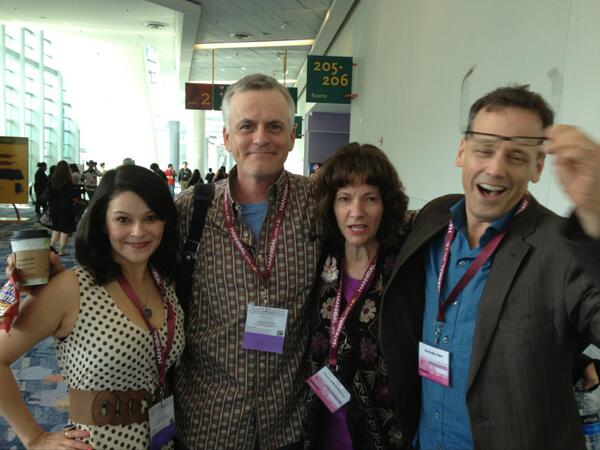 Supporting the team at Bravoman panel wondercon Paulsen Dames &amp; Baker