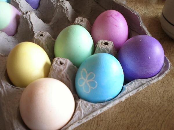 TweetsFromJacq's tweet image. Easter eggs #happyearlyeaster #colorfulfun