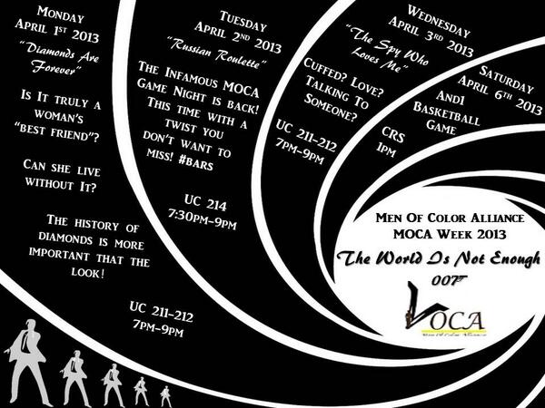 MOCAadelphi's tweet photo. THIS COMING WEEK IS MOCA WEEK....!!! PLZ COME OUT AND SUPPORT THE DYNAMIC MEN OF MOCA THROUGHOUT MOCA WEEK http://t.co/V9WEpWgV3b