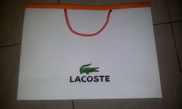 lacoste paper bag