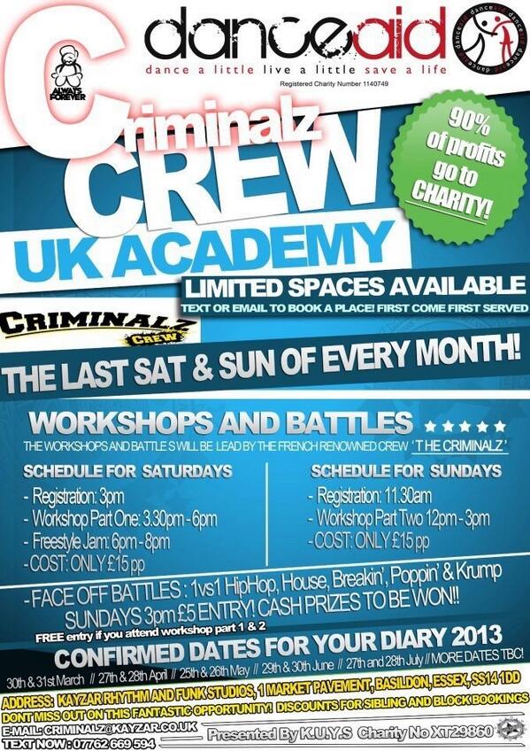 AwfeDance's tweet photo. On route to the Criminalz Uk Battles!! In Basildon Essex, come down join in and vibe #AfdNewtorking @KayzarDance_UK http://t.co/3uU2aGj4uZ