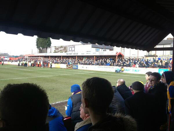 Mansfield Town at Tamworth yesterday #MTFC #STAGS