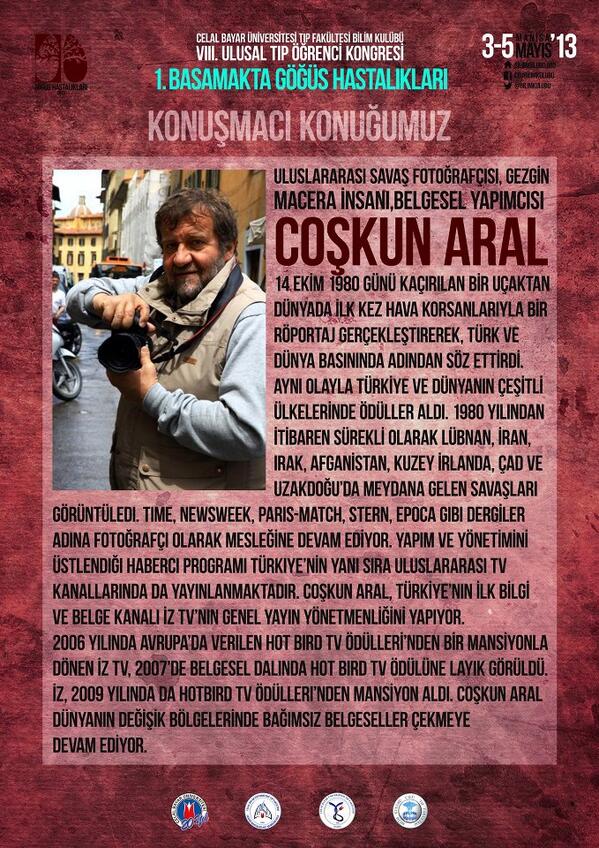 Konuşmacı konuğumuz: Coşkun ARAL