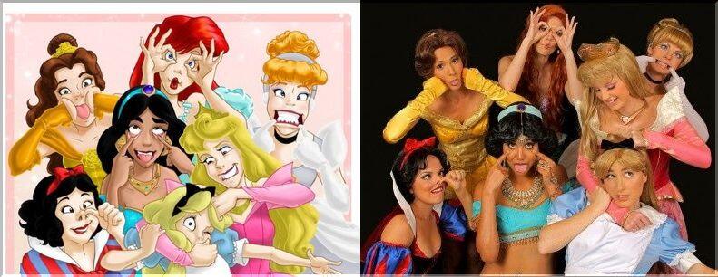 ディズニーファンに贈る画像 プリンセスの変顔集 実写版の完成度高い Http T Co Jc1hhjaoyb Twitter