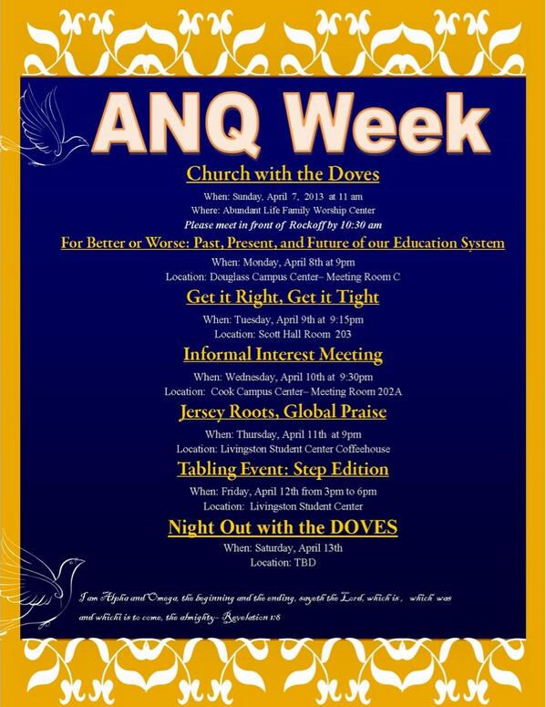 ANQXIDOVES's tweet photo. The moment everyone has been waiting for is FINALLY here--ANQ WEEK!!! Come out &amp; support! http://t.co/JQcFI0Dudv
