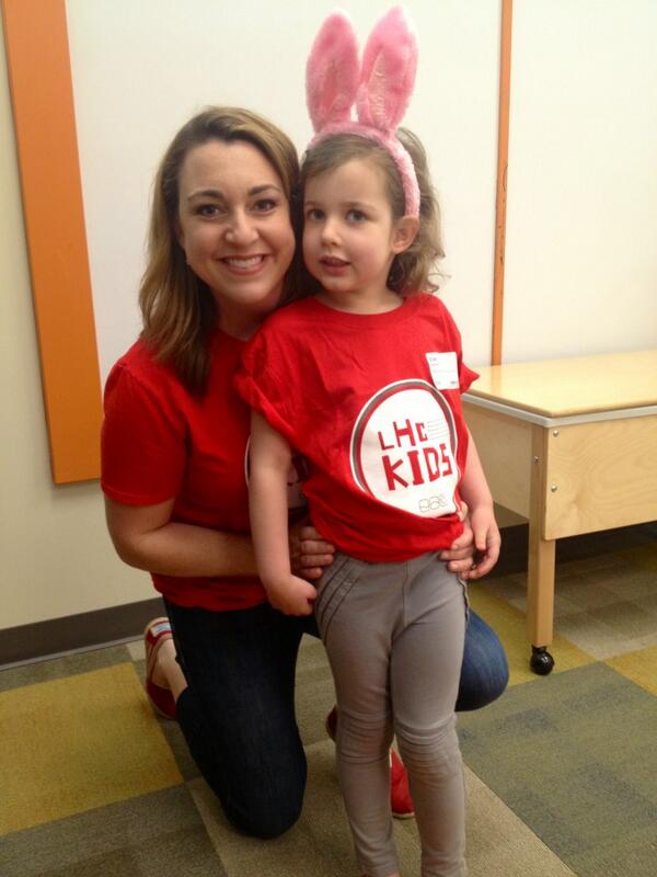 lhckids's tweet photo. RT @MegEMH: @LHCATX and @lhckids youngest volunteer at #ROCKEASTER! http://t.co/Bs82EzGnu7//great parenting for sure!