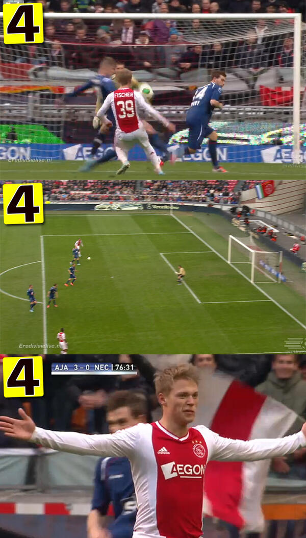 FOTO | Hoeveel RT's voor deze wereldgoal? #Fischer #ajanec <a href="/433LIVE/">433LIVE</a>