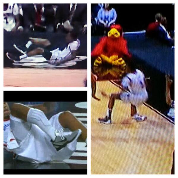 JustBeinHonest's tweet image. Ay yung... RT @8OH4sFinest: A quick #picstitch if you missed the Kevin Ware injury #PrayersforWare