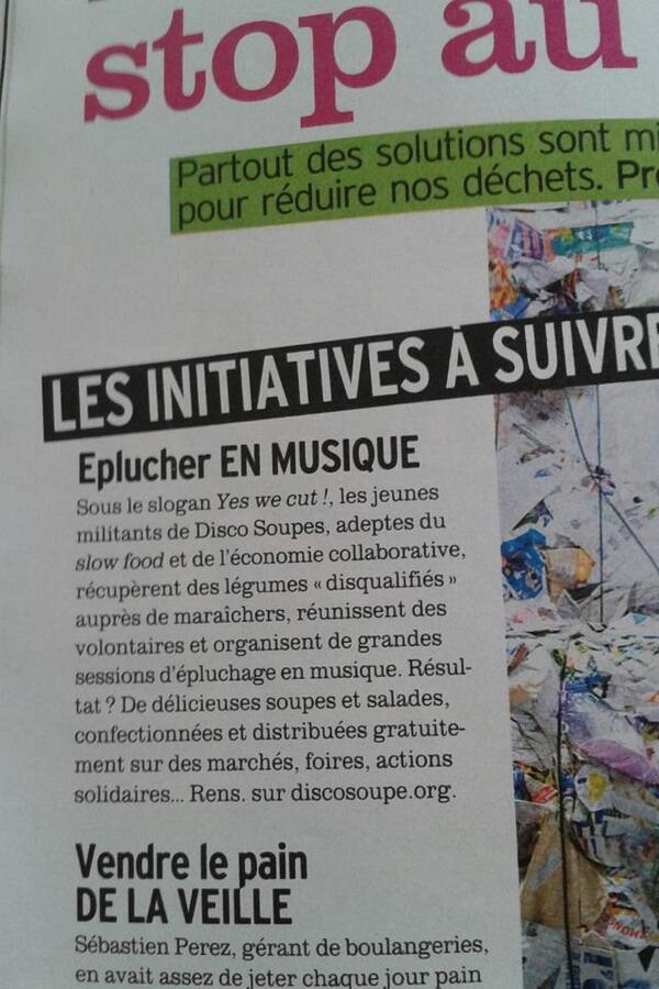 Vu dans <a href="/FeminaMagazine/">Femina Indonesia</a> la #discosoupe continue de faire parler !