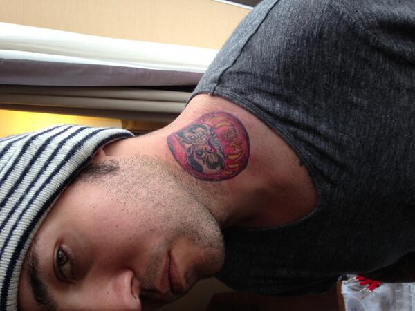 Daruma tattoo - Healed rat king. Man I love doing weird