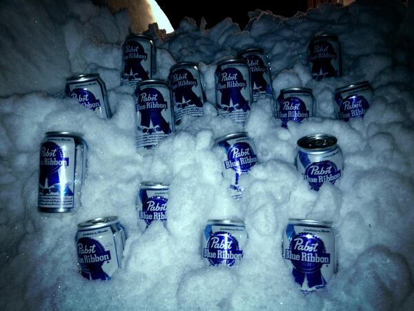 BenjaminBerken's tweet photo. @PBR_USA can I get a RT for my #SpringBreak experience in Hurley, WI with #PBRLight!? #IceFishing http://t.co/Bih5coQNpQ