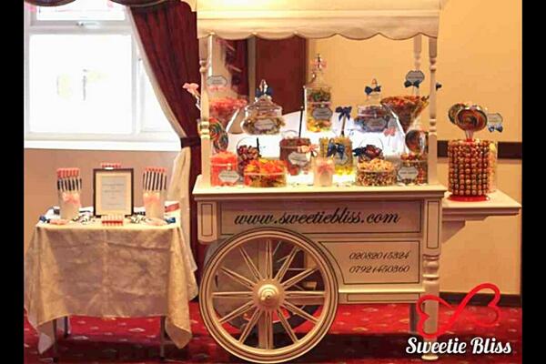 We will be exhibiting at the  @inweddingshow - Ally Pally 14/4/13 with all our goodies including our candy cart :) x