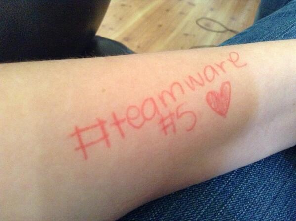 's tweet image. @_billionairebev ; we love you Kevin! 
Glad your up and walking now. #teamware ❤ 
#winitforware