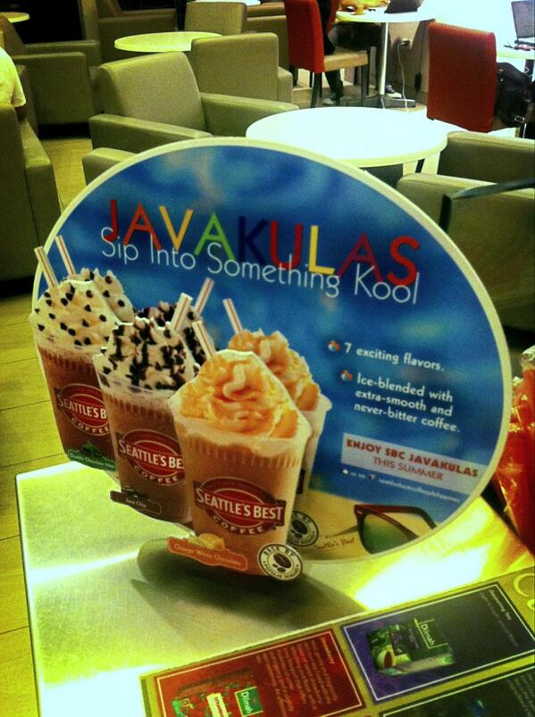 SeattlesBestPH's tweet photo. Sip into something Kool this summer with the SBC Javakulas! Did you miss our Orange White Chocolate Javakula? :) http://t.co/J4FrGU17LN