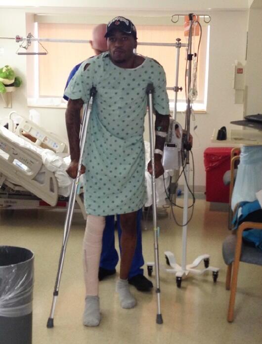 Riley_Brock7's tweet image. Kevin Ware #PrayersForWare