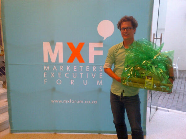 #mxftalk Thanks for a wonderful prize! The House of York hamper. See u at the next MXF talk.