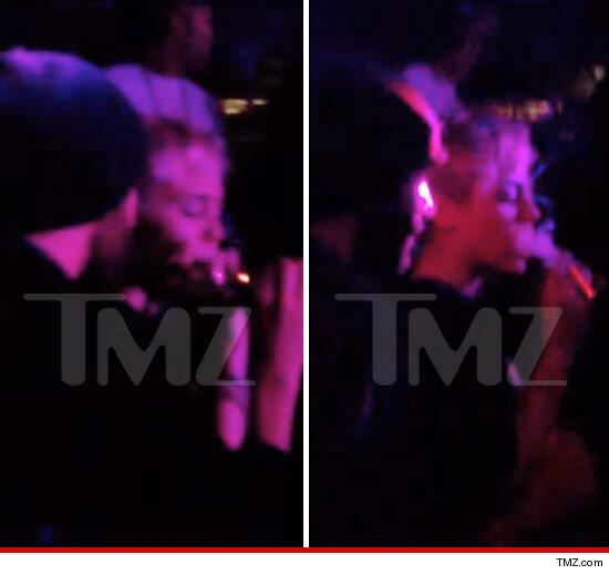 Miley Cyrus Smoking Salvia