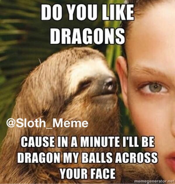 do you like sloth meme