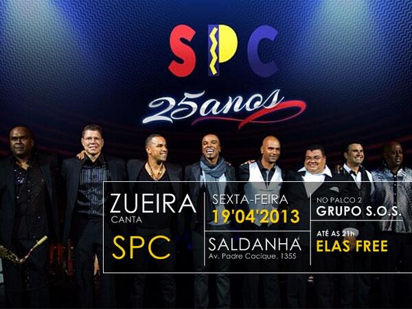 virozueira's tweet photo. Depois de varios pedidos, voltamos com os especiais no nosso pagode de SEXTA, Grupo Zueira canta SPC! Pra come... http://t.co/9qT7zL5w6v