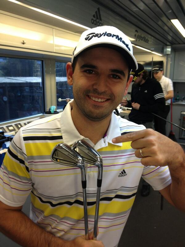 TaylorMadeTour's tweet image. TMaG staff player @fabrizanotti just picked up his new #rocketbladeztour Looks a very happy lad!! #thislittlething