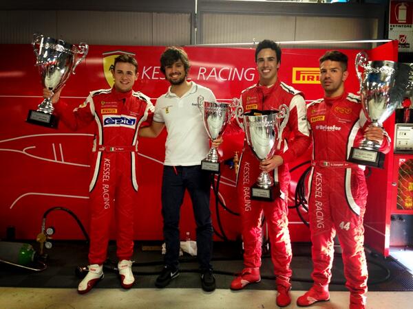 Fantastic P1 #Ferrari #monza#ChinaF1@InsideFerrari <a href="/alo_oficial/">Fernando Alonso</a> <a href="/RonnieKessel/">Ronnie Kessel</a> <a href="/zampieridaniel/">Daniel Zampieri</a> <a href="/C_Ramoss/">Cesar Ramos</a> <a href="/abracing73/">andrea bertolini</a>