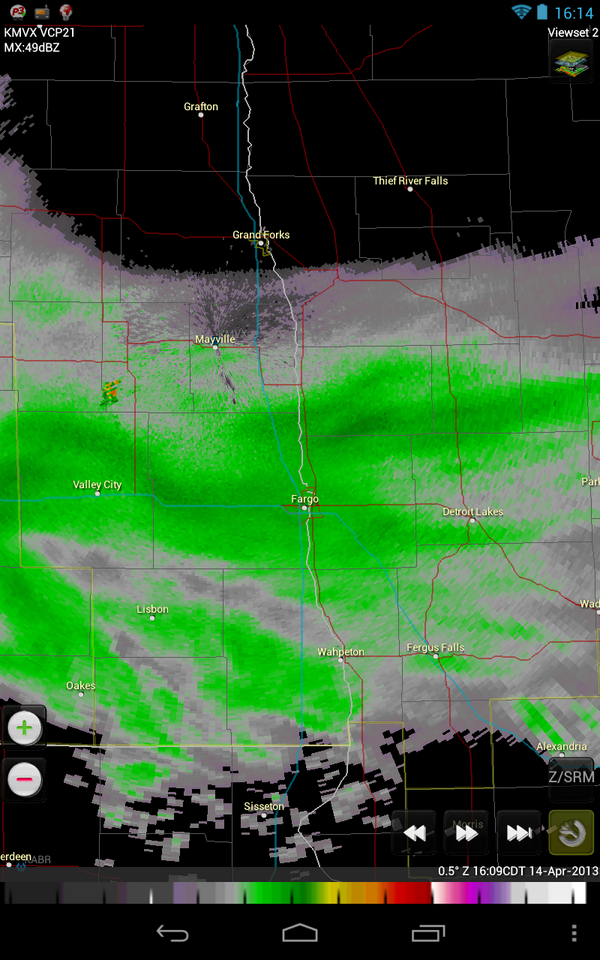 kd0ioe's tweet photo. I do believe we are getting some snow. http://t.co/fE4rGtwdmS