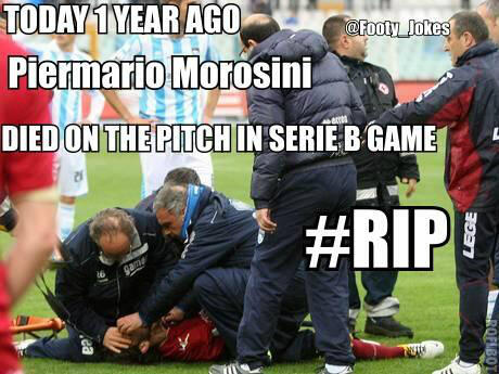 FootyTalkDaily's tweet photo. Piermario Morosini. http://t.co/oW6pTtlSR8