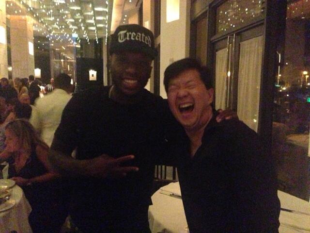 Ken Jeong enjoys meeting Nate Robinson (Photo)