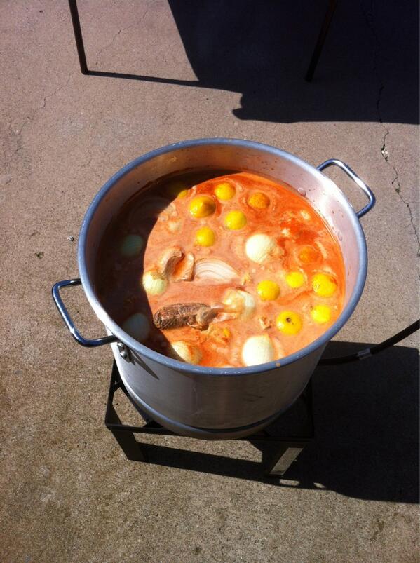 Today's crawfish boil