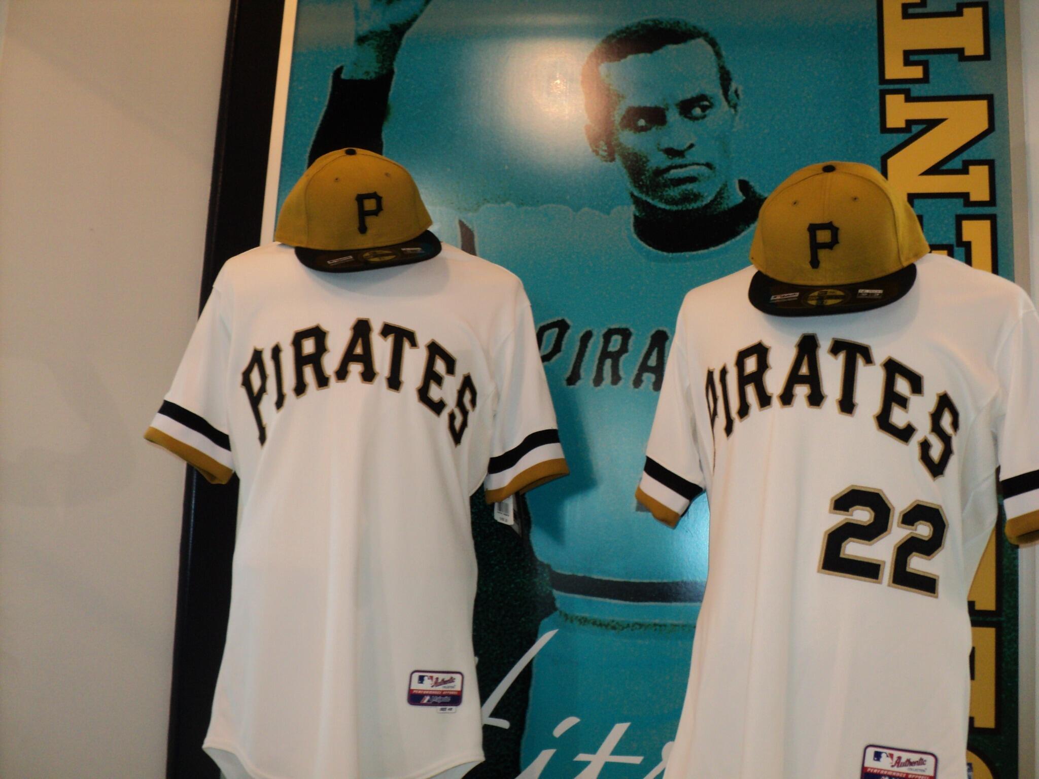 Pittsburgh Pirates on X: Today's the debut of #Pirates alternate uniforms  similar to the early 70's style complete with mustard gold cap.   / X