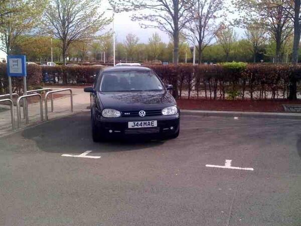 J44 MAE displaying Inconsiderate Parking