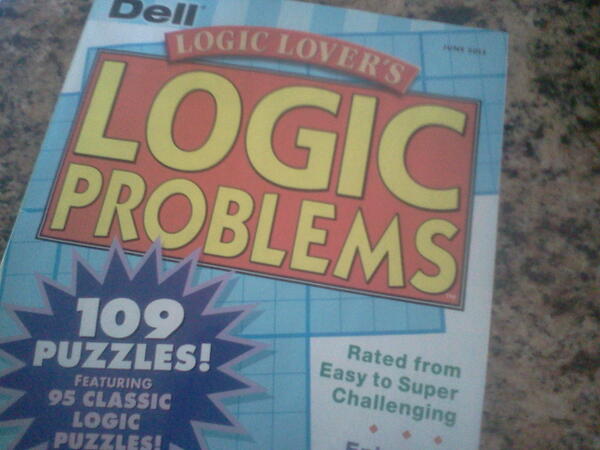 AmandaLovesNotU's tweet image. #bestpuzzles #LogicProblems #LogicLovers #BirthdayPresent
LOVE THESE RECOMEND!!!!
#sarcasm