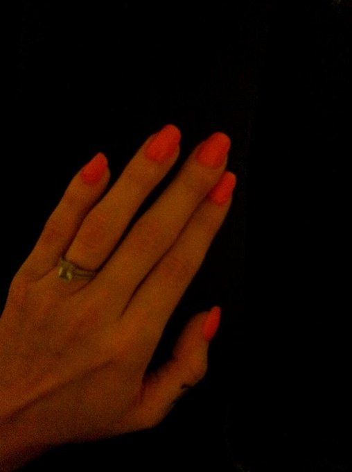 Did my nails for 7$ instead of whatever it is in the salon. 💅💁 http://t.co/kA0oz4Y5dm<a href="/tag/waaf"class="tags"><span>#waaf</span></a>