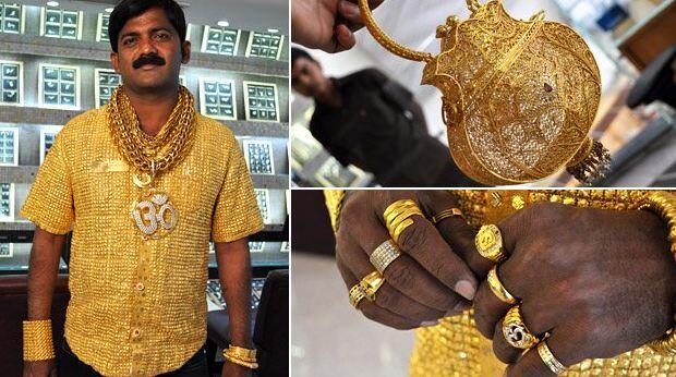 BBC News World on X King of bling Meet man who bought gold shirt worth US 250 000 in India http t oPFMC1jXjh picture http t RHfWbmM1Ay X